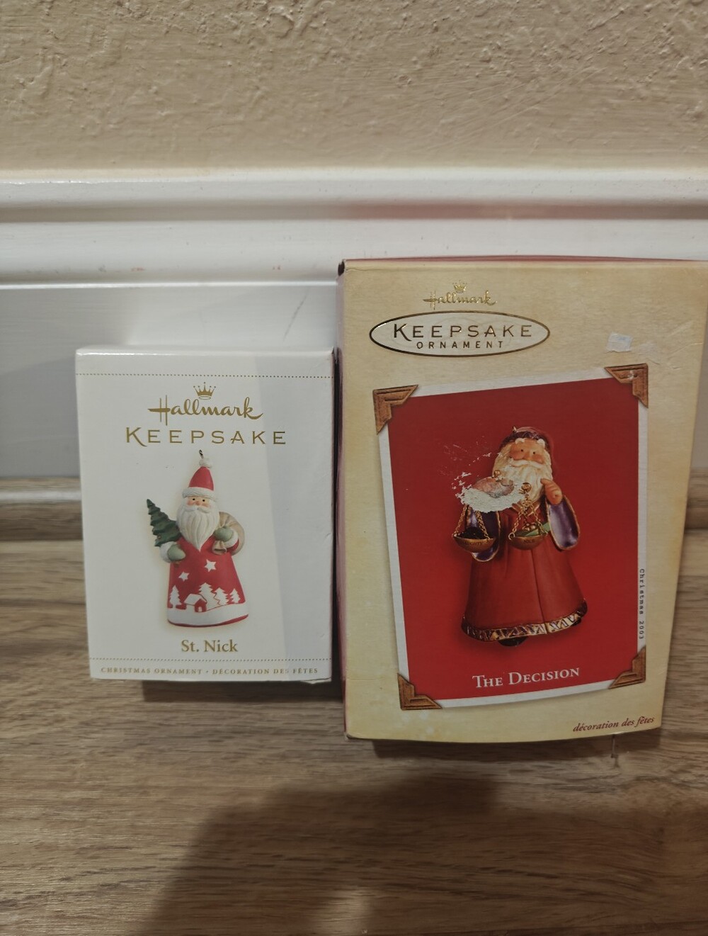 Hallmark Santa Ornament Collection Lot